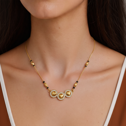 Kairavi Gold Plated Mangalsutra