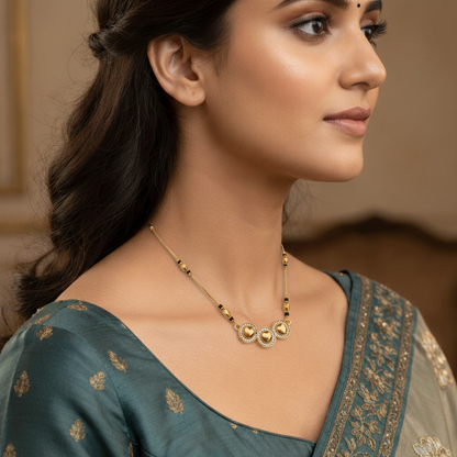 Kairavi Gold Plated Mangalsutra