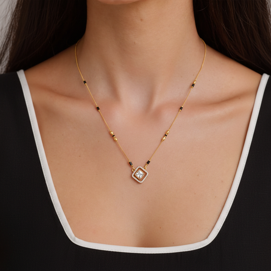 Malvika Gold Plated Mangalsutra