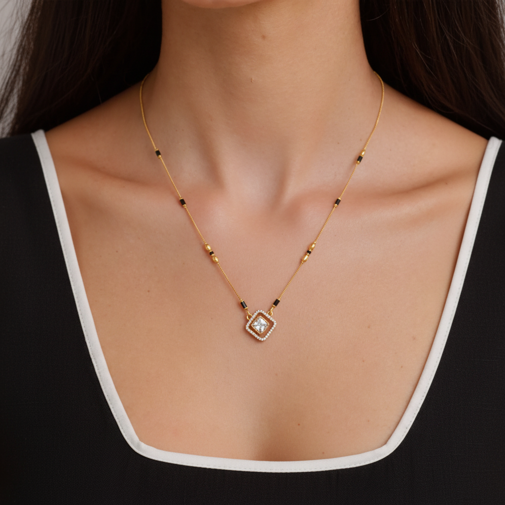 Malvika Gold Plated Mangalsutra