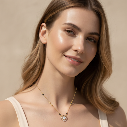 Malvika Gold Plated Mangalsutra