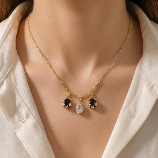 Noira Floral Charm Necklace