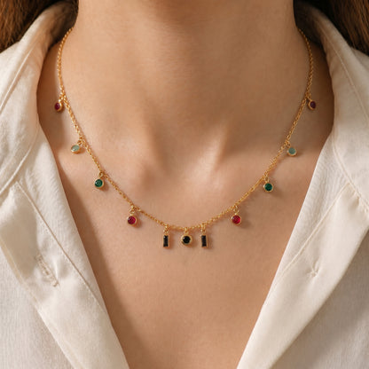 Avira Multi Charm Necklace