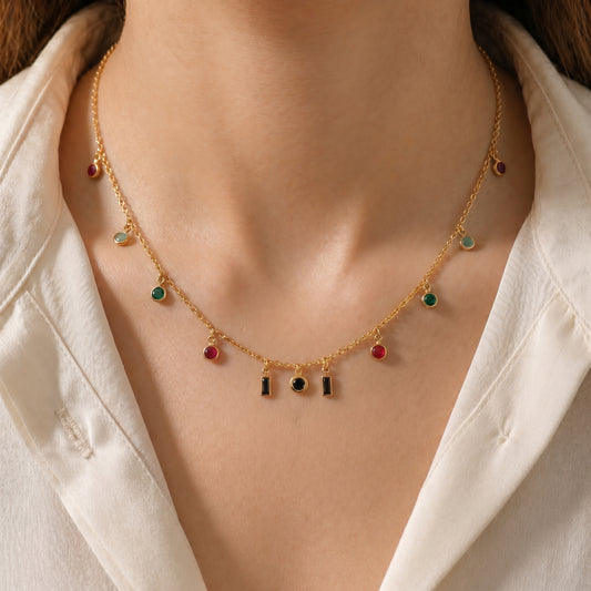 Avira Multi Charm Necklace