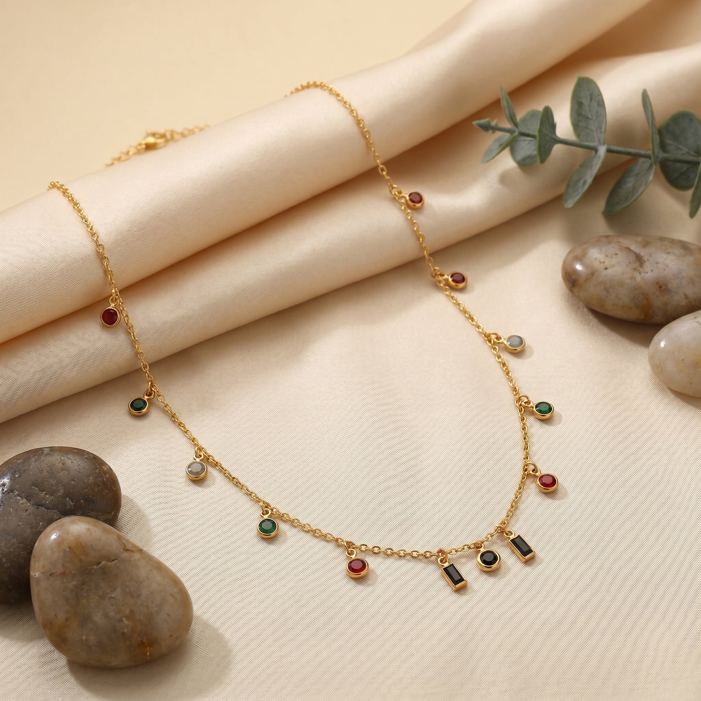 Avira Multi Charm Necklace