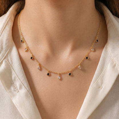 Noira Dual Drop Necklace