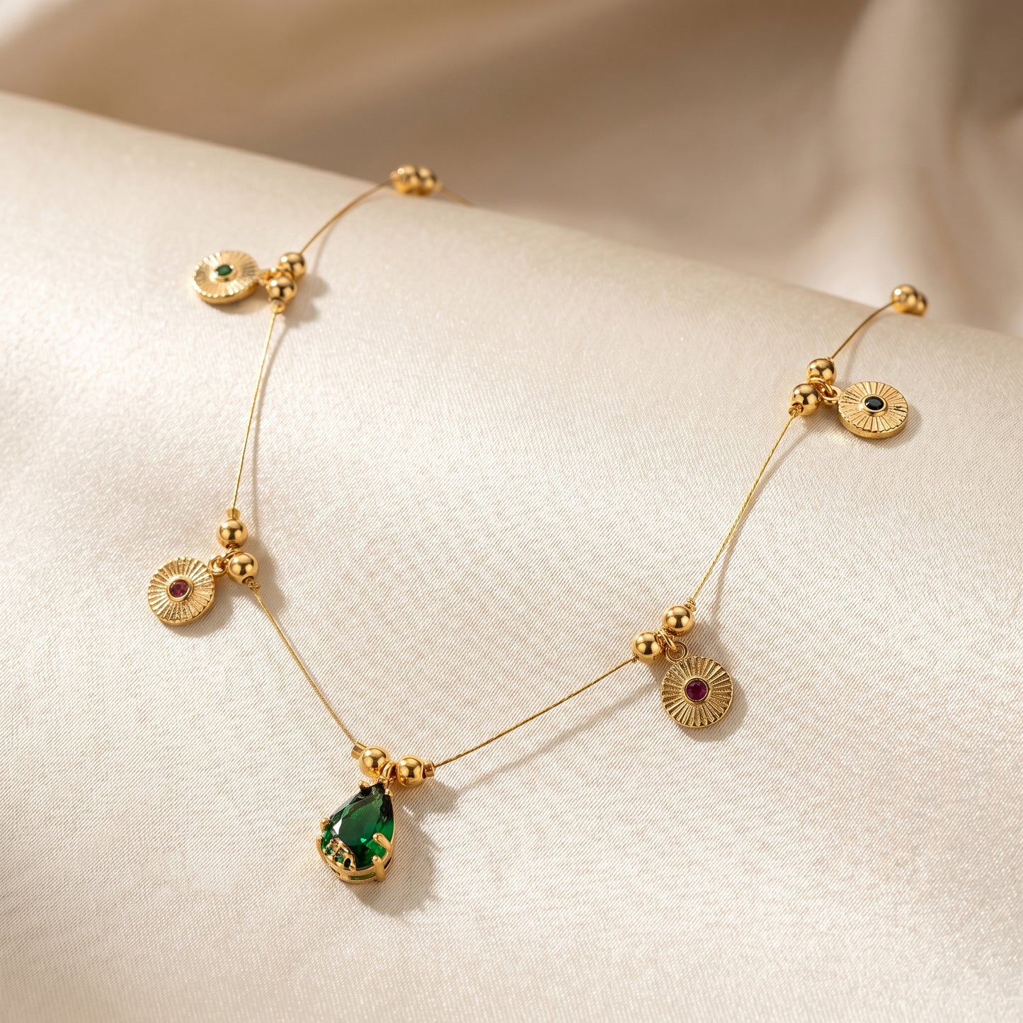 Emerald Aura Necklace