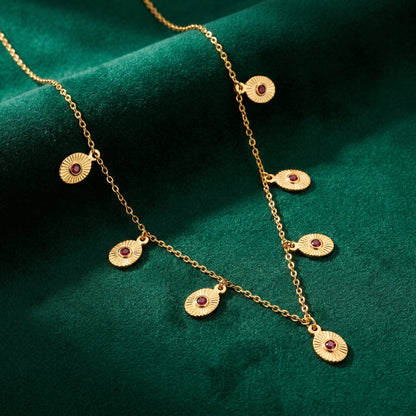 Ruby Aura Necklace