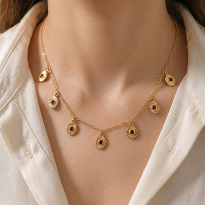 Ruby Aura Necklace