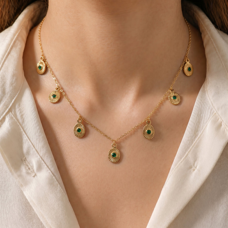 Liora Emerald Necklace
