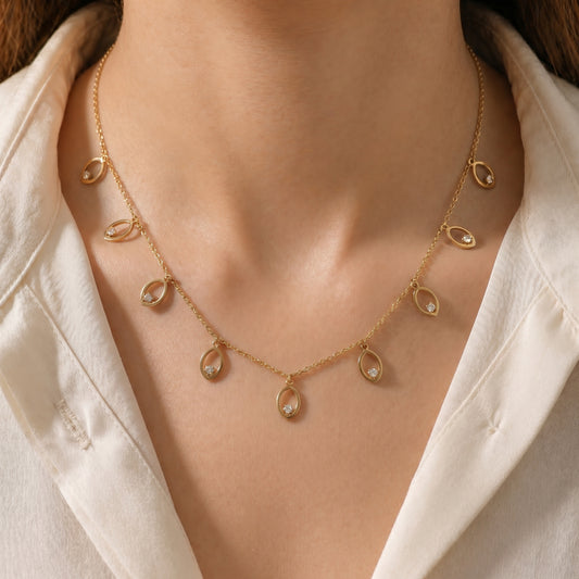 Radiant Teardrop Necklace