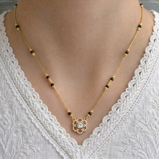 Aarika Gold Plated Mangalsutra