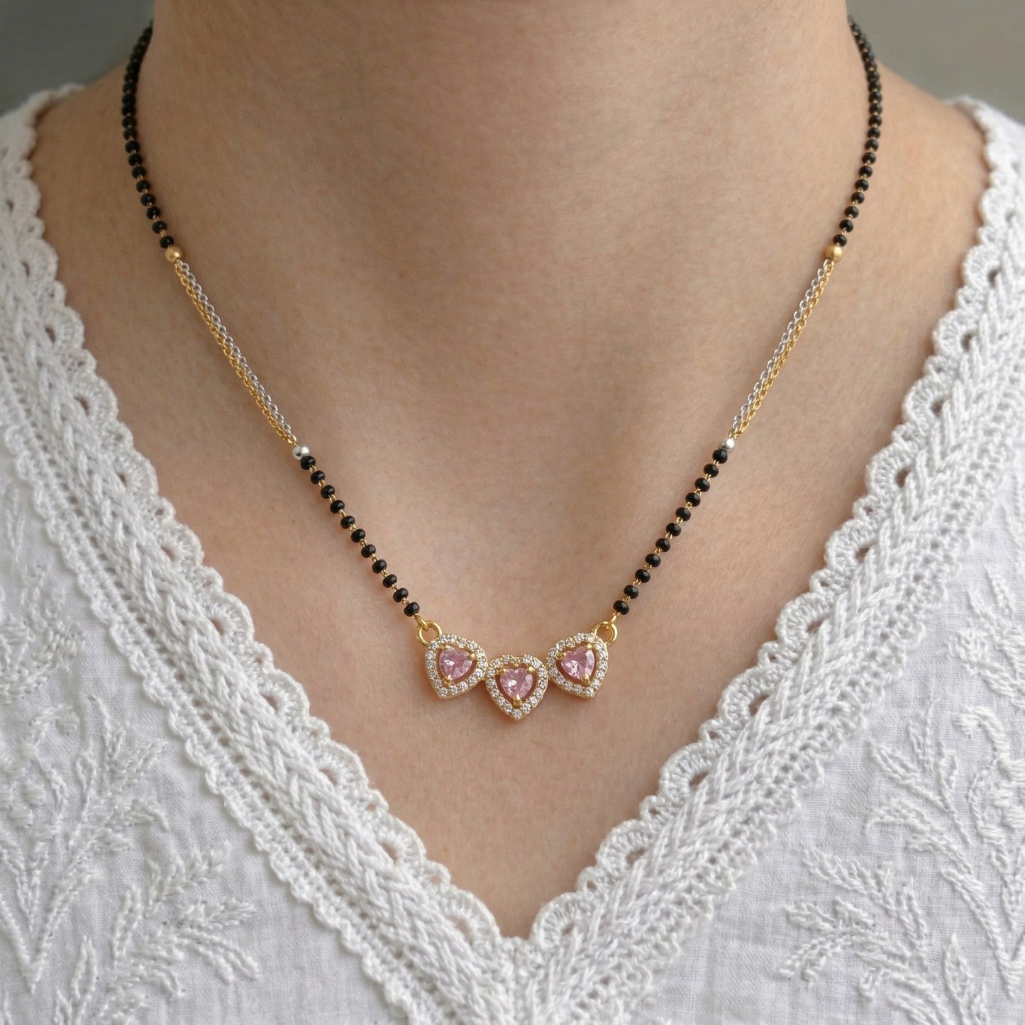 Alisha Gold Plated Mangalsutra