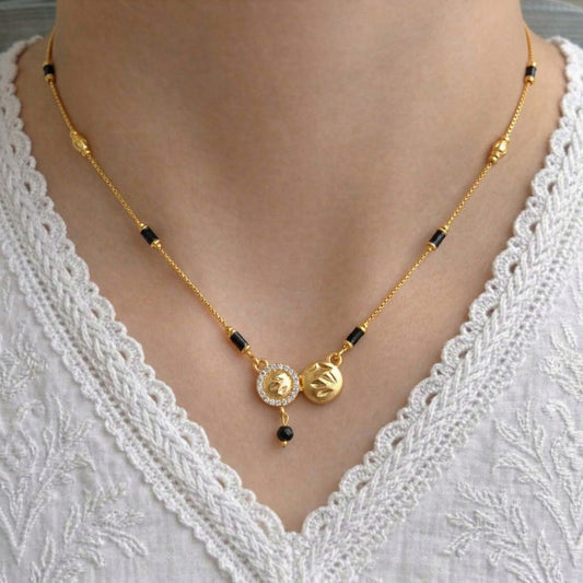 Laisha Gold Plated Mangalsutra
