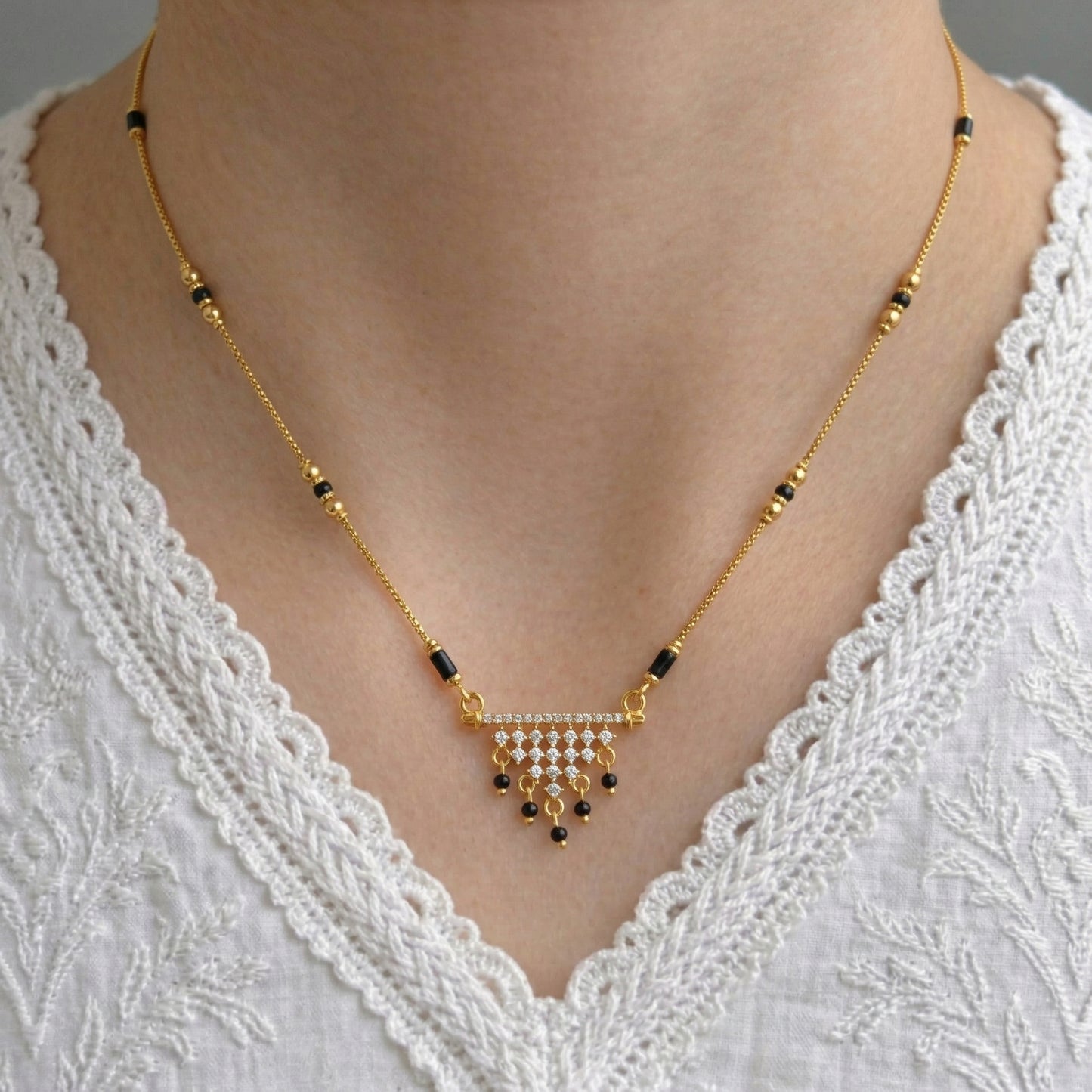 Ruhi Gold Plated Mangalsutra