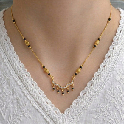 Aashvi Gold Plated Mangalsutra