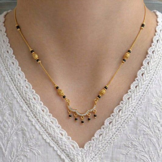 Aashvi Gold Plated Mangalsutra