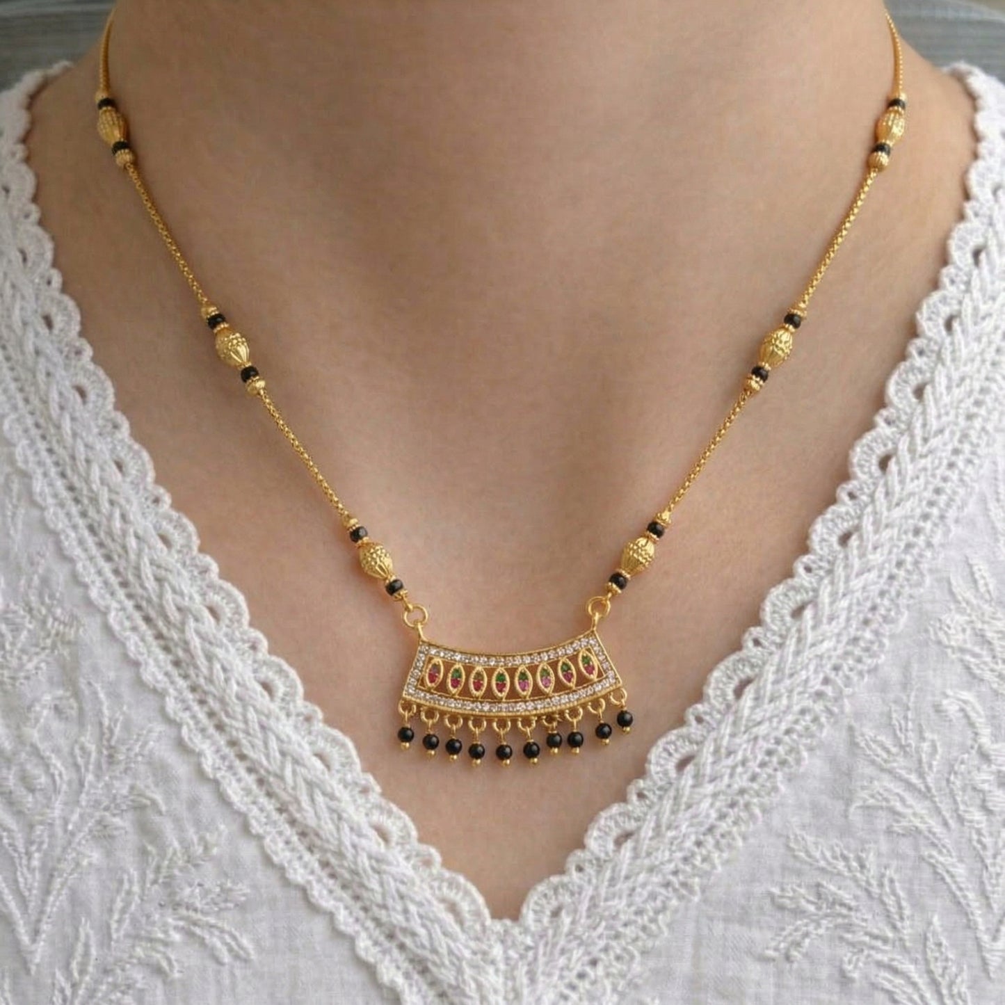 Aria Gold Plated Mangalsutra