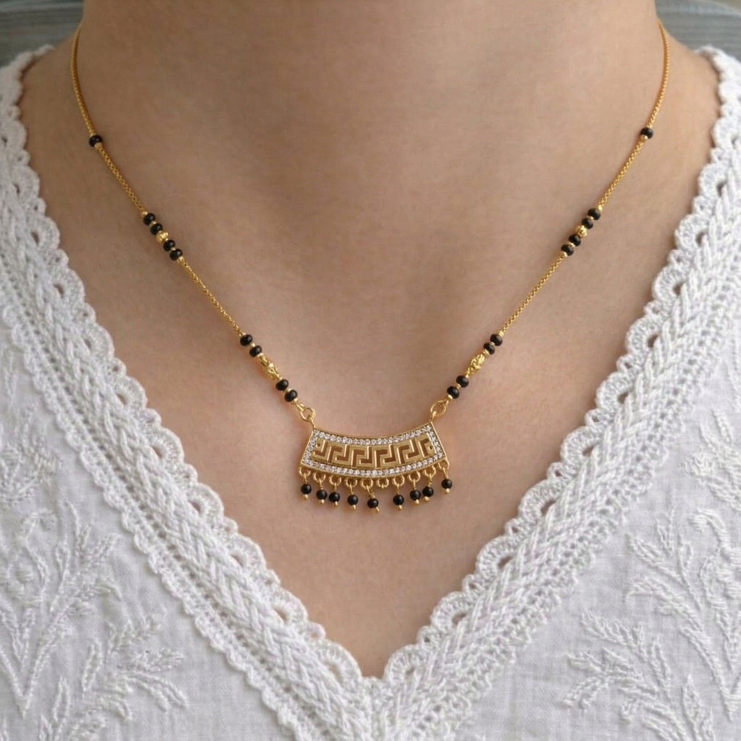 Anvika Gold Plated Mangalsutra