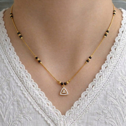 Palak Gold Plated Mangalsutra