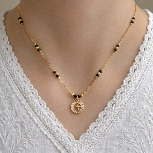Meenal Gold Plated Mangalsutra