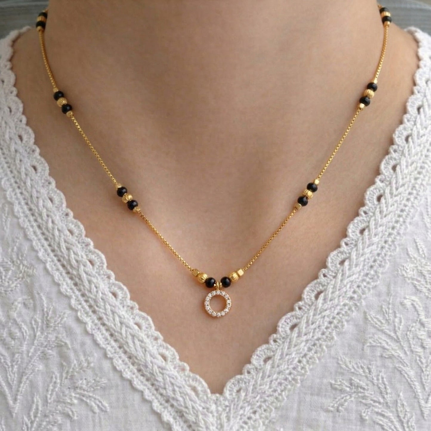 Sitara Gold Plated Mangalsutra