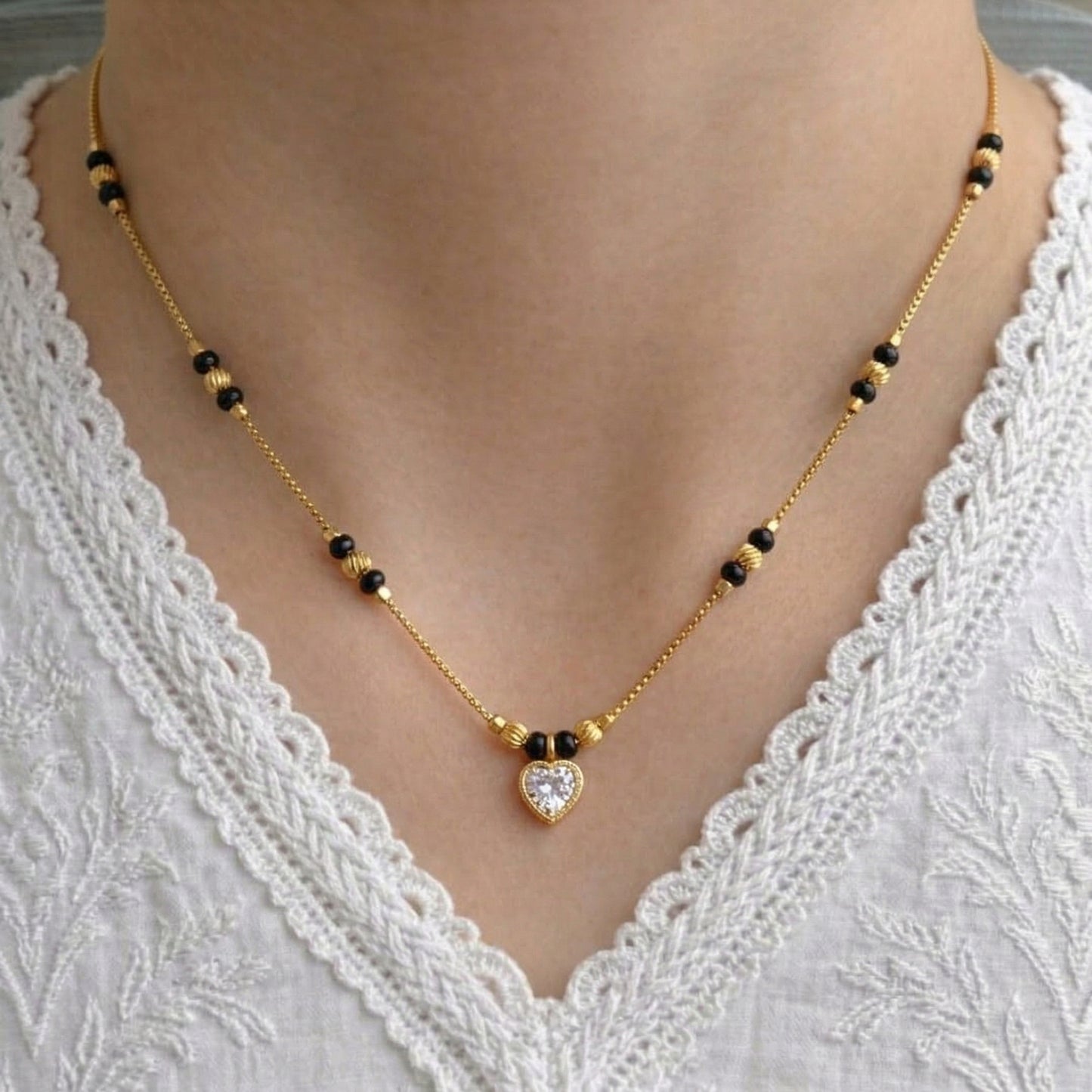 Meenal Gold Plated Mangalsutra