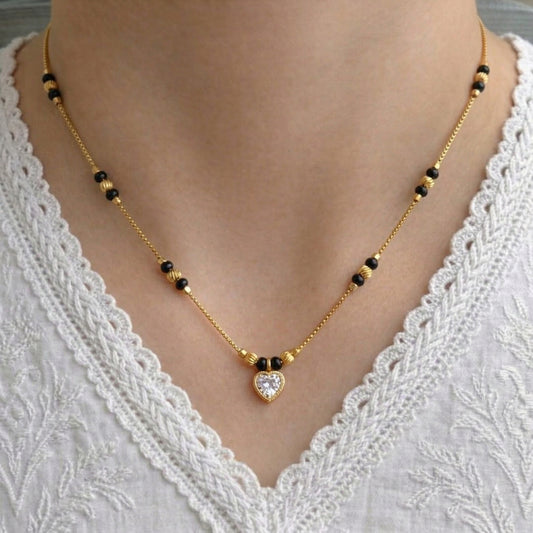 Meenal Gold Plated Mangalsutra