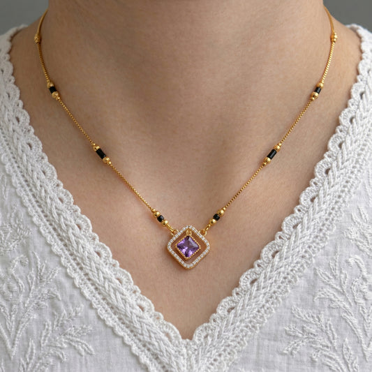 Kamya Gold Plated Mangalsutra
