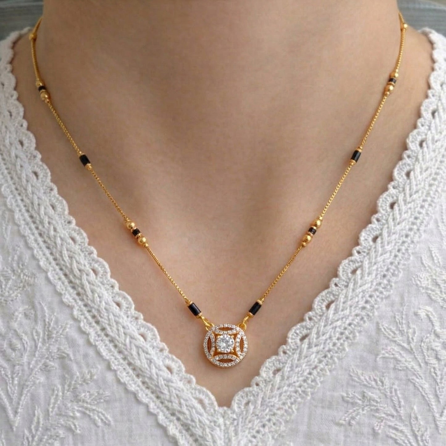 Aashna Gold Plated Mangalsutra
