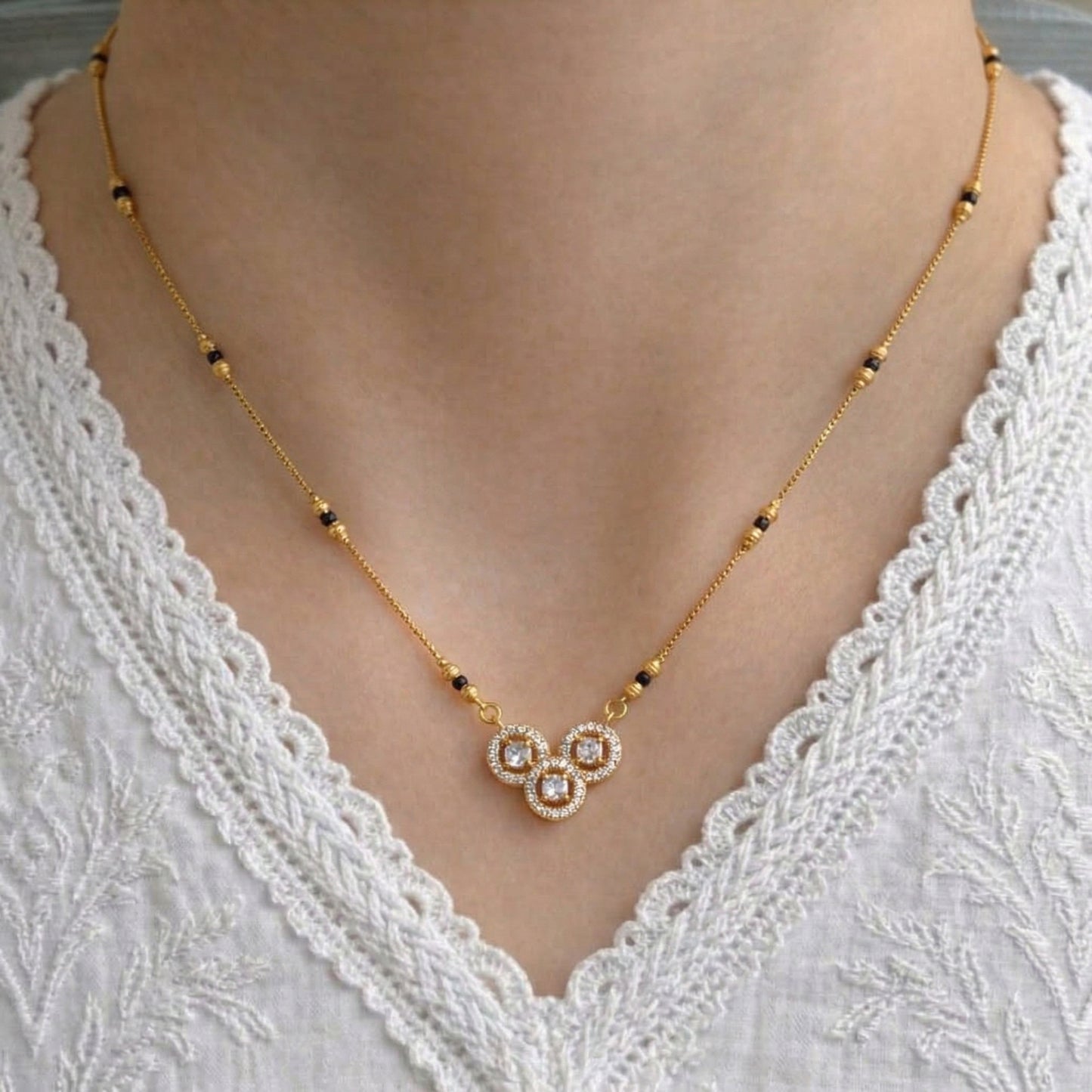 Ojasvi Gold Plated Mangalsutra