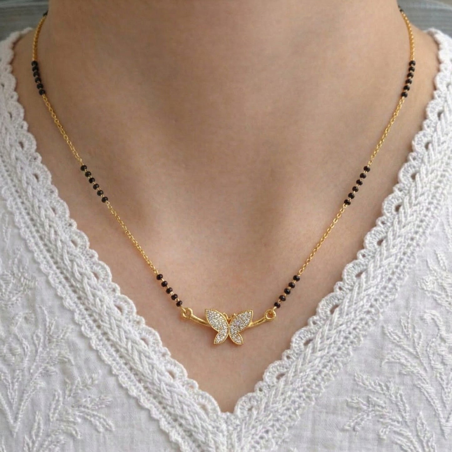 Shloka Gold Plated Mangalsutra