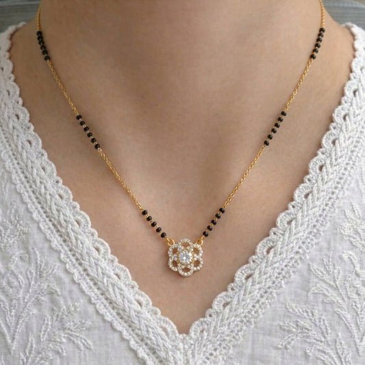 Aishani Gold Plated Mangalsutra