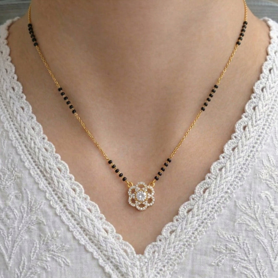 Aishani Gold Plated Mangalsutra