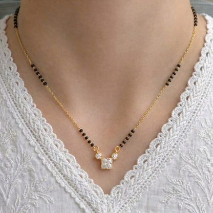 Jivika Gold Plated Mangalsutra