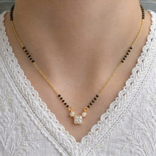Jivika Gold Plated Mangalsutra