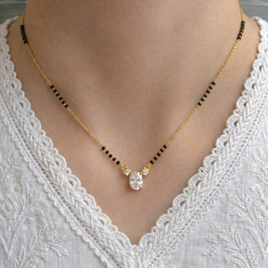 Anahita Gold Plated Mangalsutra