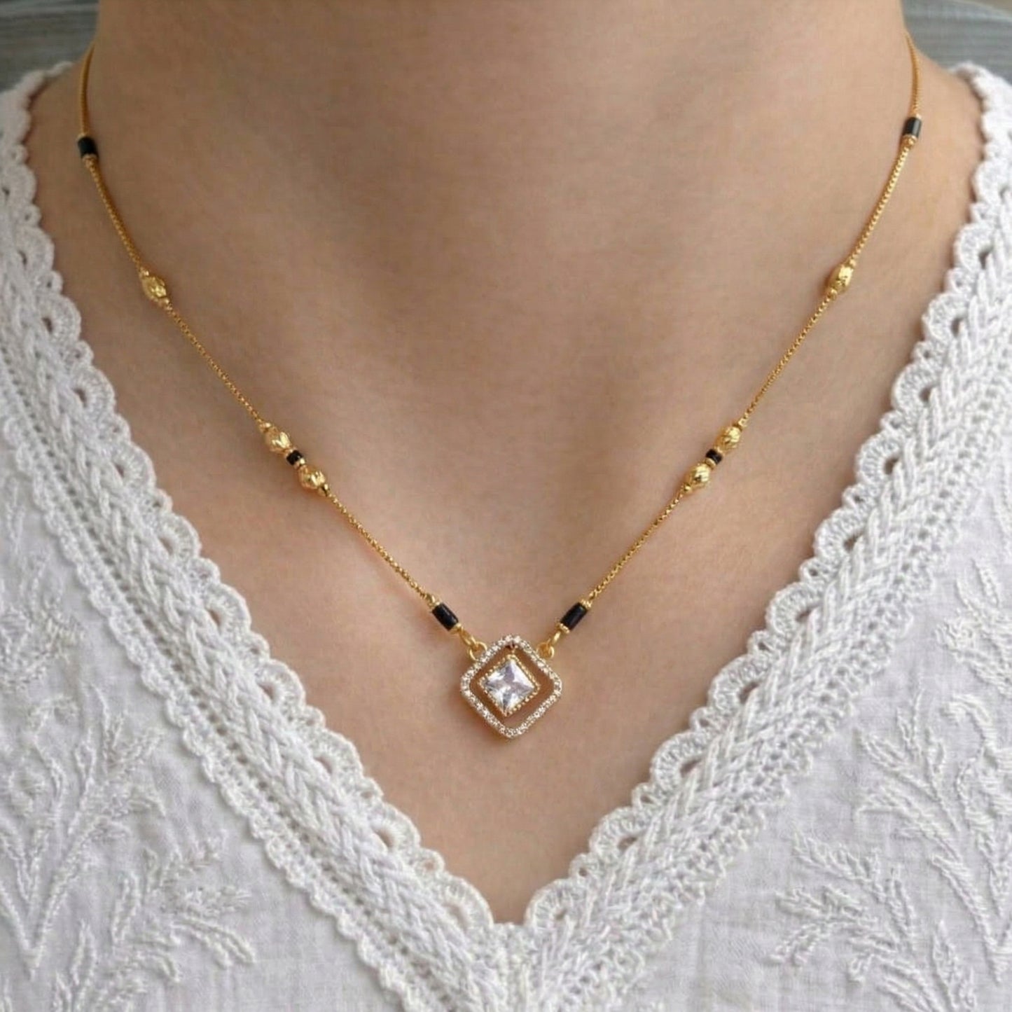 Malvika Gold Plated Mangalsutra