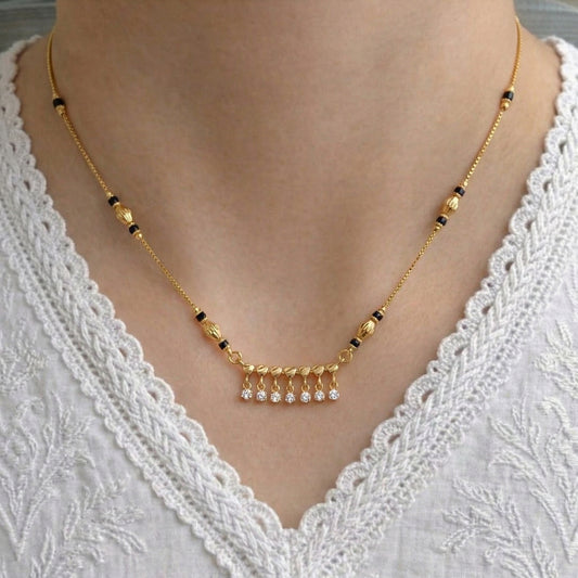 Chhavi Gold Plated Mangalsutra