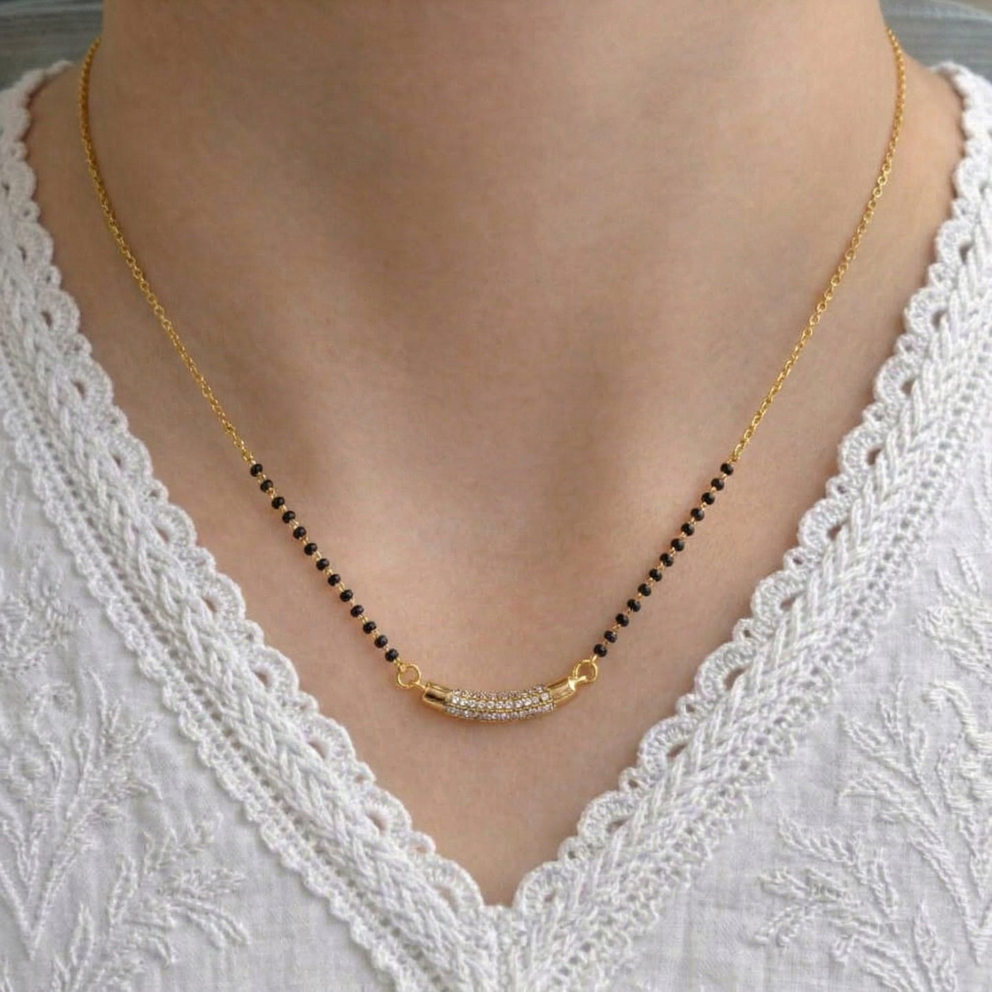 Shraddha Gold Plated Mangalsutra