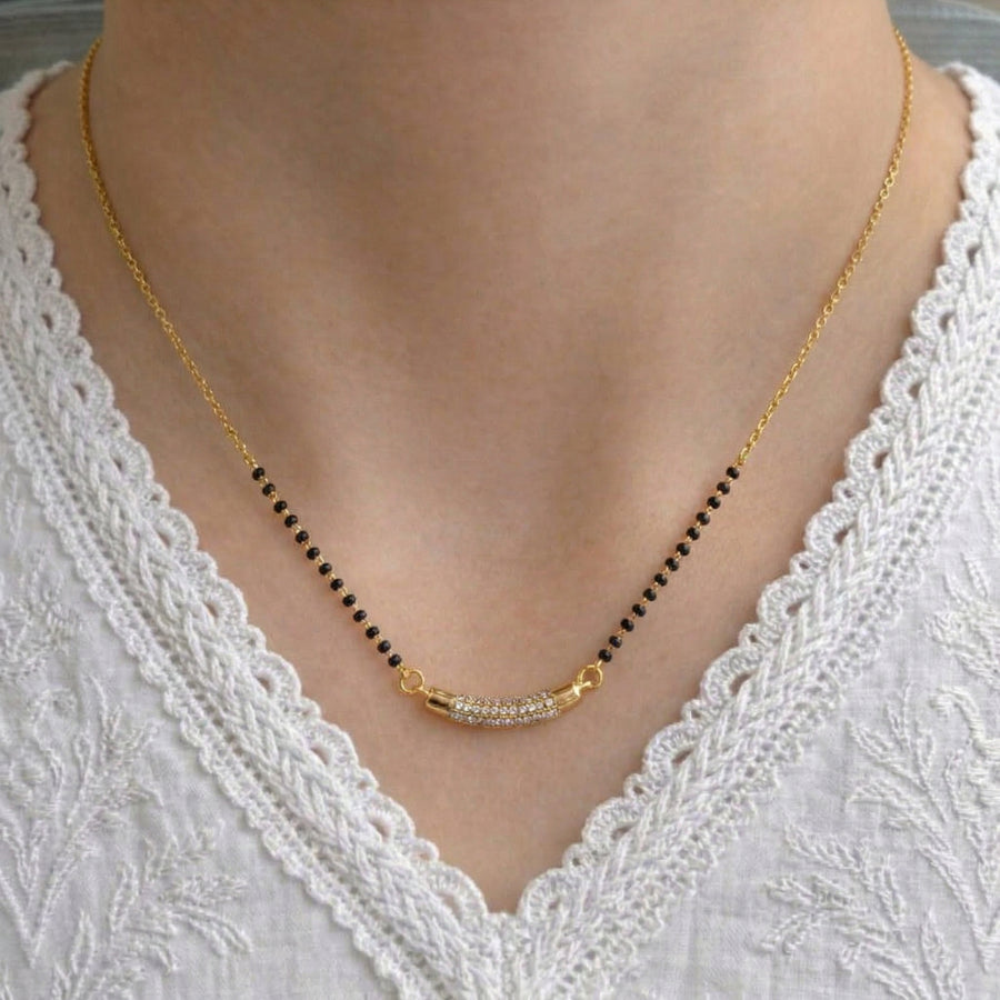 Shraddha Gold Plated Mangalsutra