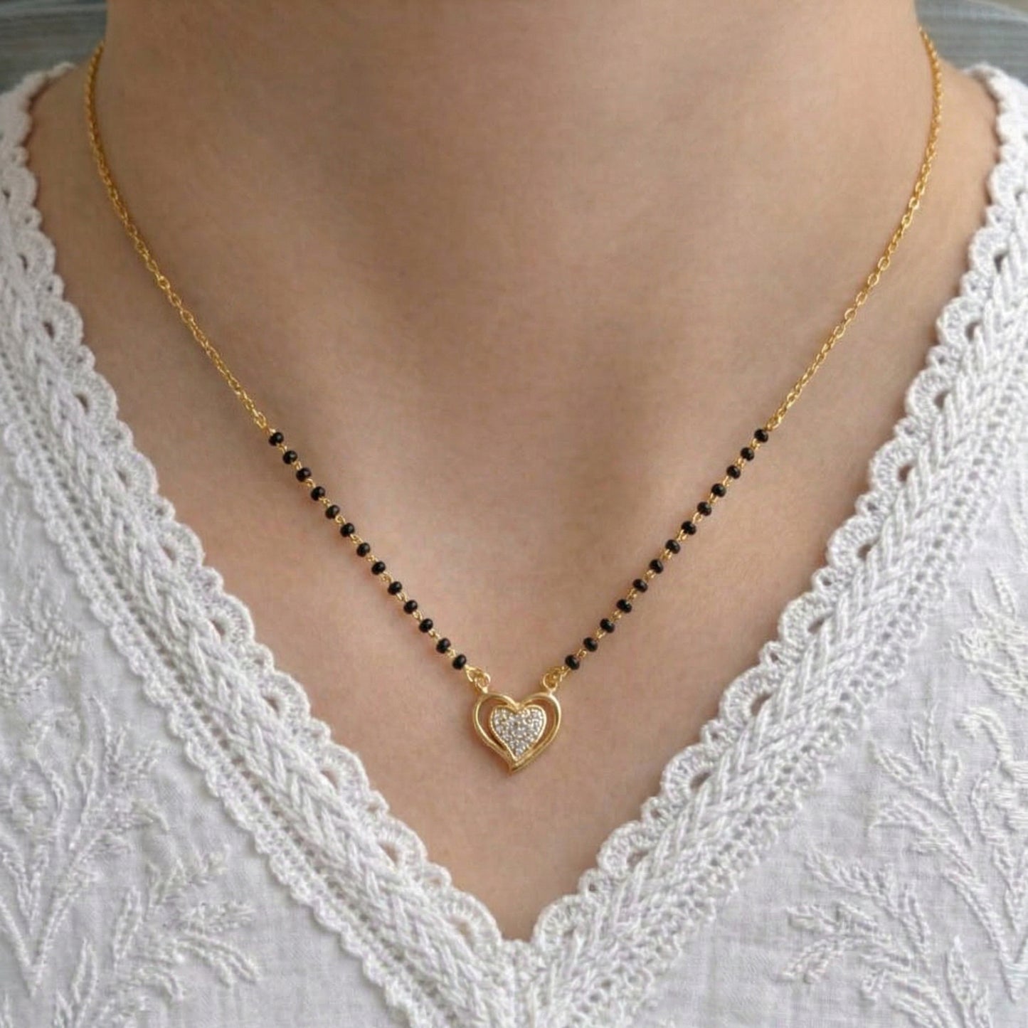 Juhi Gold Plated Mangalsutra