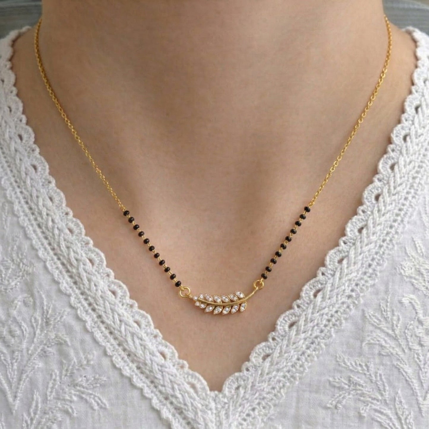 Seema Gold Plated Mangalsutra