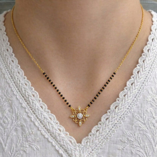 Savita Gold Plated Mangalsutra