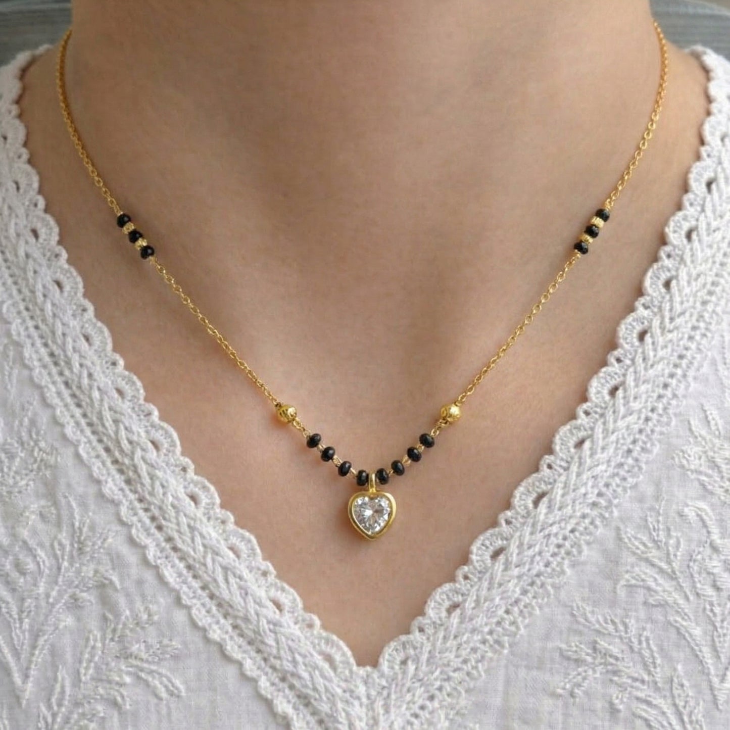 Sunita Gold Plated Mangalsutra