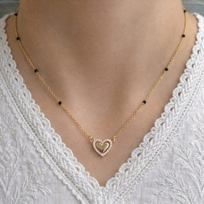 Sana Rose Gold Plated Mangalsutra