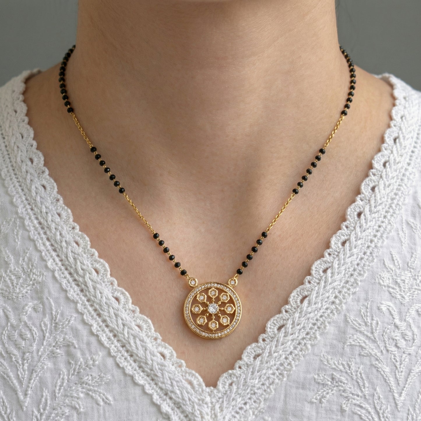 rosi Gold Plated Mangalsutra