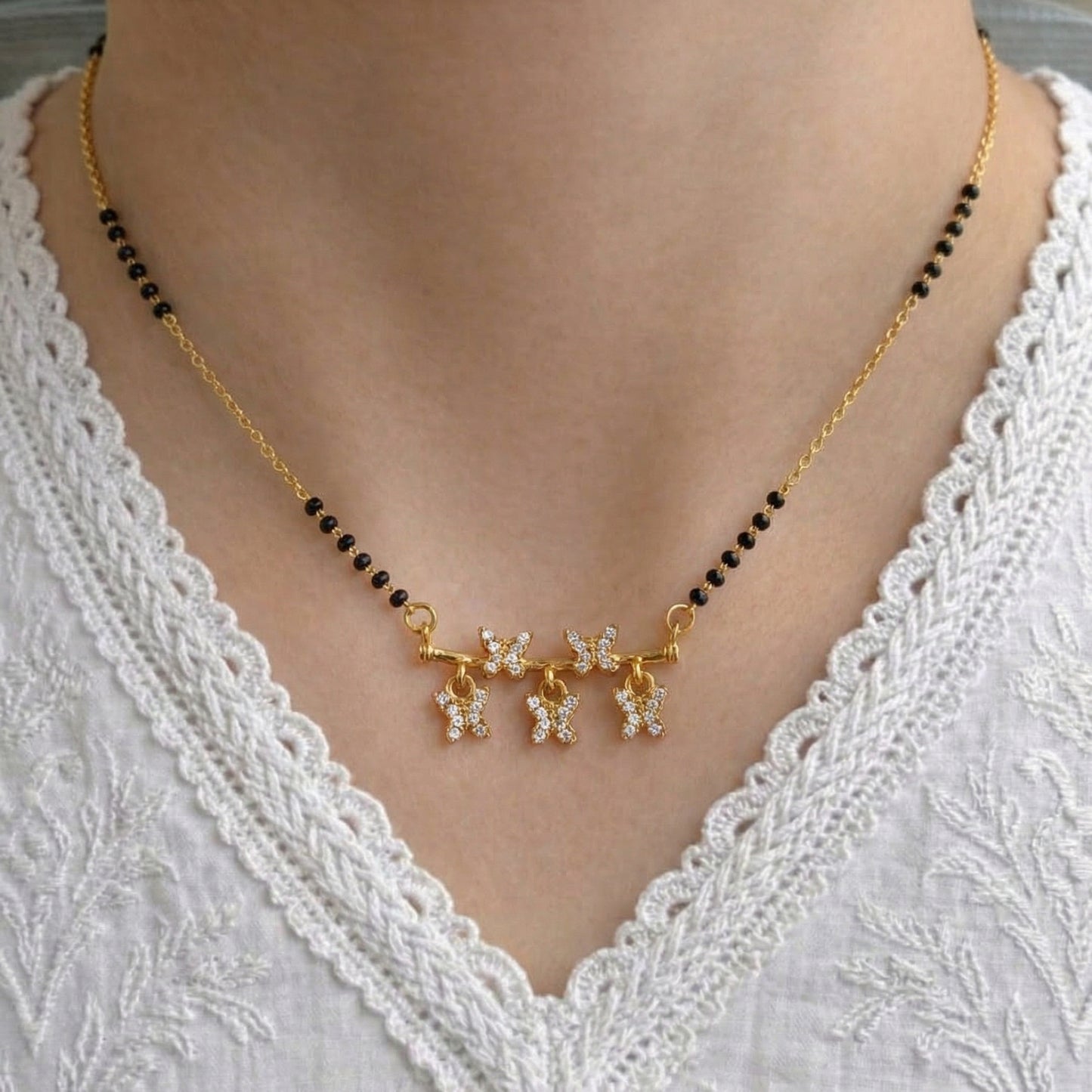 Myra Gold Plated Mangalsutra
