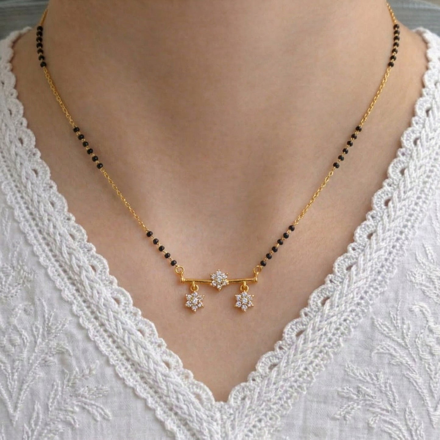 Aavya Gold Plated Mangalsutra