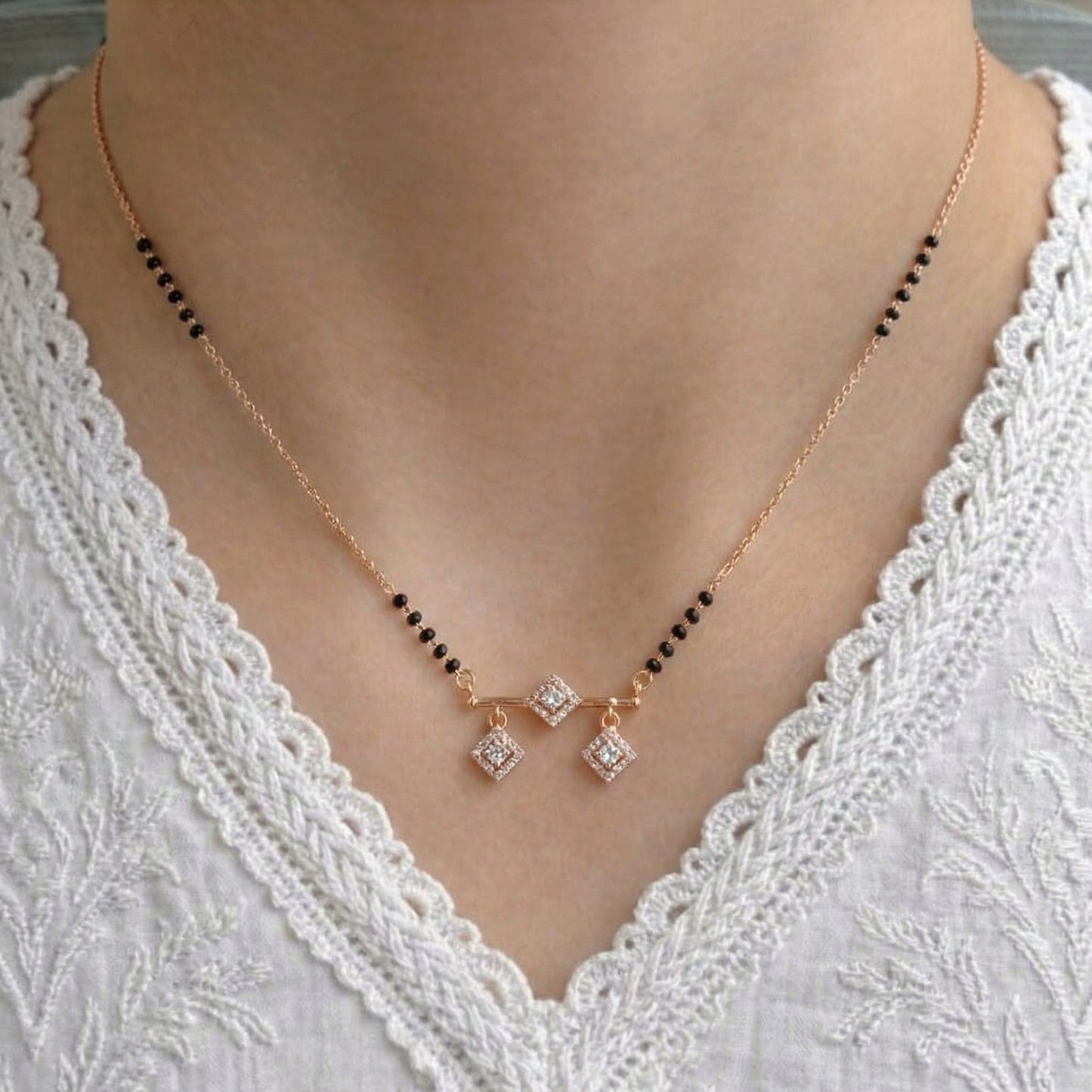 Anaya Gold Plated Mangalsutra
